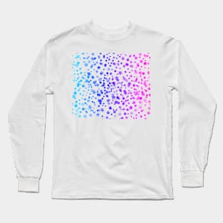 Blue and Purple Stars Long Sleeve T-Shirt